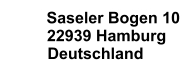 Saseler Bogen 10      22939 Hamburg Deutschland